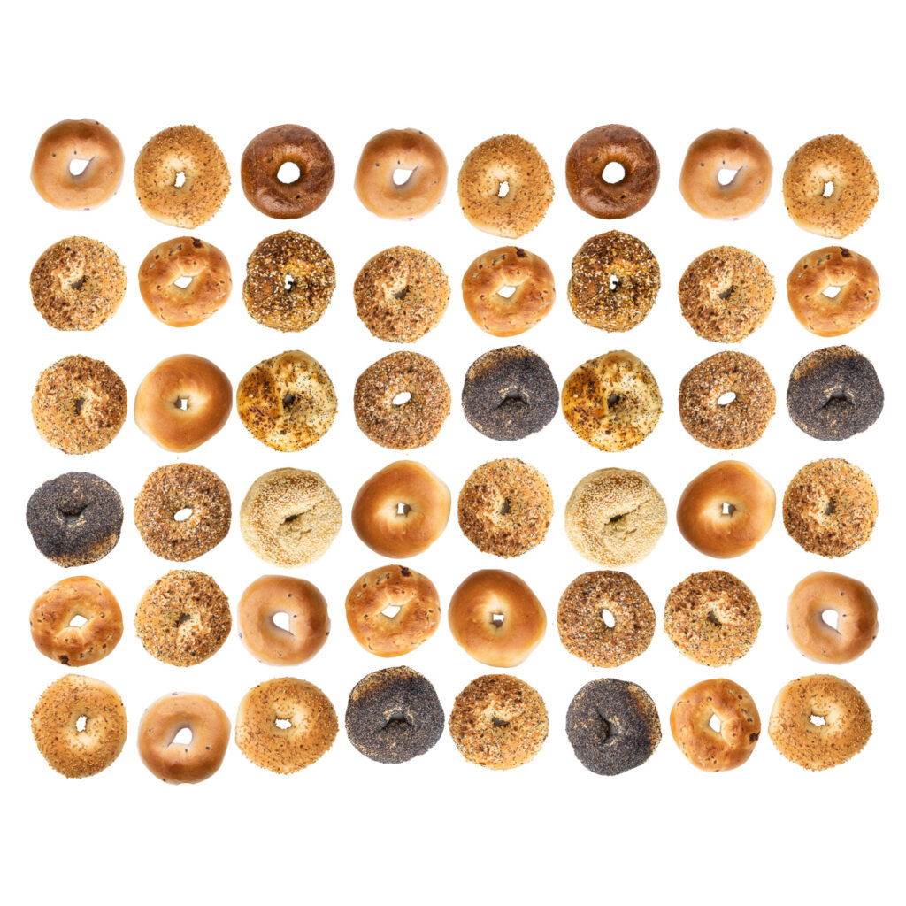 Classic Bagels 6 Dozen (72) Western Bagel Wholesale